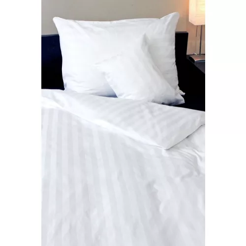 5 részes ágyneműhuzat 2,7 cm fehér csíkos