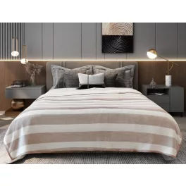 Naturtex szegett pléd - Striped 200x240 cm