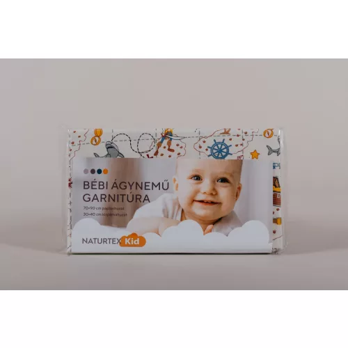 2 részes Baby ágyneműhuzat/Kalózos