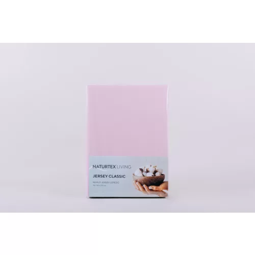 Jersey pink lepedő 180-200x200cm